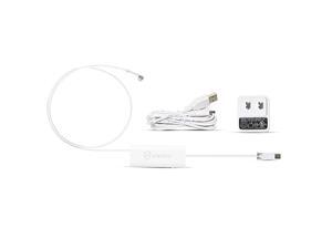 HDTV Antenna Amplifier Signal Booster with High Gain and Ultra Low Noise Amplified FM UHF VHF Signal for Any NonAmplified AntennaUSB Power Supply White HDTV Antenna Amplifier Signal Booster with High Gain and Ultra Low Noise Amplified FM UHF VHF Signal for Any NonAmplified AntennaUSB Power Supply White