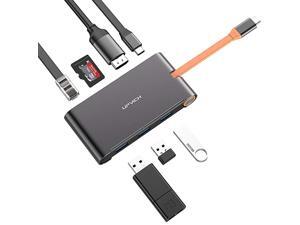 Type C Hub8in1 USB C Adapter with Ethernet4K HDMI 3 USB 30 Ports SDTF Card Reader and TypeC Power Delivery 100W for MacBook Pro Meeting Gaming Type C Hub8in1 USB C Adapter with Ethernet4K HDMI 3 USB 30 Ports SDTF Card Reader and TypeC Power Delivery 100W for MacBook Pro Meeting Gaming