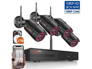 1080P Wireless Home Security Camera System Outdoor8CH 1080P HD NVR Wireless CCTV Surveillance Systems WiFi NVR Kits with 4Pcs 1080P Wireless IP CamerasExpand Up to 8pcs Cams1TB Hard Drive by 1080P Wireless Home Security Camera System Outdoor8CH 1080P HD NVR Wireless CCTV Surveillance Systems WiFi NVR Kits with 4Pcs 1080P Wireless IP CamerasExpand Up to 8pcs Cams1TB Hard Drive by