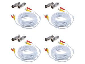 25 Ft Video Power Pre-Made All-in-One Surveillance Cable CCTV DVR Long Cord with Extension Female Connectors 25 Ft Video Power Pre-Made All-in-One Surveillance Cable CCTV DVR Long Cord with Extension Female Connectors