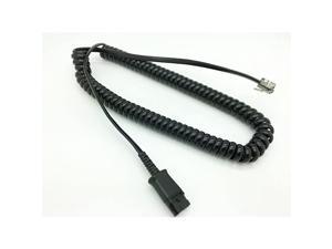 Premium Quick Disconnect Cable for Plantronics U10P Polaris HSeries headsets with Builtin Amplifier Mitel Polycom VVX Analog Deskphones Avaya Nortel Aastra | 2719001 2719001 Premium Quick Disconnect Cable for Plantronics U10P Polaris HSeries headsets with Builtin Amplifier Mitel Polycom VVX Analog Deskphones Avaya Nortel Aastra | 2719001 2719001