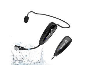Wireless Microphone KIMAFUN 24G Wireless Waterproof Headset Microphone with Transmitter and 35mm Receiver For Instructor Spinning Yoga Smartphone Speaker G1001 Wireless Microphone KIMAFUN 24G Wireless Waterproof Headset Microphone with Transmitter and 35mm Receiver For Instructor Spinning Yoga Smartphone Speaker G1001