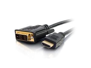 DVI to HDMI Cable, HDMI Adapter, DVI-D Male to HDMI Male, 1080p, Gold Plated for PS4 & PS3, 3.28 Feet (1 Meter), Black, Cables to Go 42514