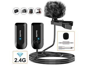 24G Wireless Microphone Set Wireless Lavalier Microphone with Lavalier Lapel Mics Compatible with Bus Amplifier PA Speaker Home Theater and Public Speaking Wedding Presentations 24G Wireless Microphone Set Wireless Lavalier Microphone with Lavalier Lapel Mics Compatible with Bus Amplifier PA Speaker Home Theater and Public Speaking Wedding Presentations