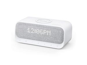 Soundcore Wakey Bluetooth Speakers Powered by  with Alarm Clock Stereo Sound FM Radio White Noise Qi Wireless Charger with 75W Charging for iPhone and 10W for Samsung AKA3300121