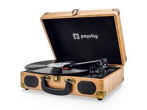 Record Player 3Speed Vintage Style Turntable Bluetooth Record Player with Builtin Stereo Speakers Portable Suitcase LP Vinyl Player Headphone USB RCA Jack Record Player 3Speed Vintage Style Turntable Bluetooth Record Player with Builtin Stereo Speakers Portable Suitcase LP Vinyl Player Headphone USB RCA Jack