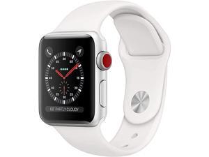 Watch Series 3 (GPS + Cellular, 42MM) - Silver Aluminum Case with White Sport Band (Renewed) Watch Series 3 (GPS + Cellular, 42MM) - Silver Aluminum Case with White Sport Band (Renewed)