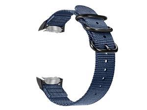 Band Compatible with Gear S2, Soft Woven Nylon Adjustable Replacement Sport Strap with Adapters Compatible with Samsung Gear S2 SM-R720 SM-R730 Smart Watch, Navy