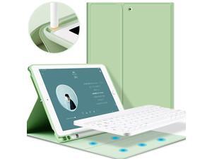 iPad 9.7 inch Keyboard Case for iPad 2018 (6th Gen) - iPad 2017 (5th Gen) - iPad Air 2 & 1 Keyboard with Pencil Holder Detachable Bluetooth Keyboard Cover iPad 5th/6th Generation Case - Green iPad 9.7 inch Keyboard Case for iPad 2018 (6th Gen) - iPad 2017 (5th Gen) - iPad Air 2 & 1 Keyboard with Pencil Holder Detachable Bluetooth Keyboard Cover iPad 5th/6th Generation Case - Green