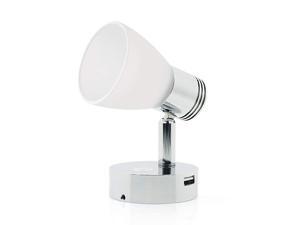 Glass Shade Dimmer Reading Light 3W DC 12V Warm White with USB Charger Touch Button with Blue Decor Lights Surface Mounting Copper Wire Motorhouse Car Camper Motorhome Caravan Pack of 1 Glass Shade Dimmer Reading Light 3W DC 12V Warm White with USB Charger Touch Button with Blue Decor Lights Surface Mounting Copper Wire Motorhouse Car Camper Motorhome Caravan Pack of 1