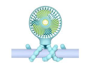 Handheld Stroller Fan,Small Personal Portable Table Fan with USB Rechargeable Battery Operated Cooling Adjustable Electric Desk Fan for Travel Office Room Outdoor Household (Blue) Handheld Stroller Fan,Small Personal Portable Table Fan with USB Rechargeable Battery Operated Cooling Adjustable Electric Desk Fan for Travel Office Room Outdoor Household (Blue)