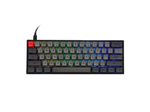 SKYLOONG SK61 61 Keys Hot Swappable Mechanical Keyboard with RGB Backlit NKRO IP6X Waterproof TypeC Cable for WinMacGaming Gateron Optical Black Black SKYLOONG SK61 61 Keys Hot Swappable Mechanical Keyboard with RGB Backlit NKRO IP6X Waterproof TypeC Cable for WinMacGaming Gateron Optical Black Black