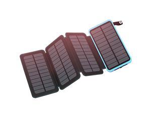 Solar Charger 25000mAh Portable Solar Power Bank Dual USB Ports Waterproof External Battery with LED Flashlight for Smartphones Tablets and More Solar Charger 25000mAh Portable Solar Power Bank Dual USB Ports Waterproof External Battery with LED Flashlight for Smartphones Tablets and More