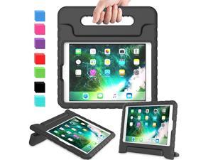 Kids Case for iPad 9.7 2017/2018 & iPad Air 2 - Light Weight Shock Proof Convertible Handle Stand Friendly Kids Case for 9.7-inch iPad 5th & 6th Gen, iPad Air 1 & iPad Air 2 - Black