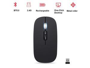 Mouse Rechargeable and Wireless 24G Mouse Silent USB Mice Compatible for Laptop Windows MacBook Air Android MAC PC Computer TV Mouse Rechargeable and Wireless 24G Mouse Silent USB Mice Compatible for Laptop Windows MacBook Air Android MAC PC Computer TV