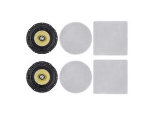 2Way Fiber inCeiling Speakers 8 Inch Pair Snap Lock with Magnetic Grille Caliber Series 2Way Fiber inCeiling Speakers 8 Inch Pair Snap Lock with Magnetic Grille Caliber Series