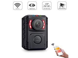 Police Body Camera for Law Enforcement Video Recorder 1080P Surveillance Body Worn Camera Wireless Mini Portable Body Camera with Phone App Police Body Camera for Law Enforcement Video Recorder 1080P Surveillance Body Worn Camera Wireless Mini Portable Body Camera with Phone App