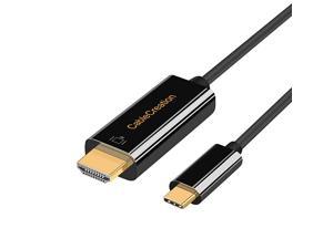C to HDMI Cable 3FT CableCreation Type C to 4K HDMI Cable Adapter for Home Office for MacBook ProiPad Pro 2020 2019 Surface Book 2 Dell Xps 15 Samsung S10 S9 Plus 09M Black