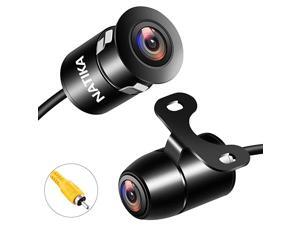 BackupFrontSide View Camera No Distortion Effect Starlight Night Vision HD Waterproof IP69K Metal Flush or Bracket Mount  Reverse Rear View Backup Camera for Cars Pickup Trucks SUVs RVs Vans