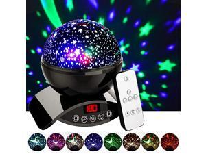 Night Lights Rechargeable Star Projector with Remote Control and Timer Auto Off Design Rotating Projection Lighting Lamp Room Decor Black Night Lights Rechargeable Star Projector with Remote Control and Timer Auto Off Design Rotating Projection Lighting Lamp Room Decor Black