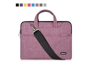 15 156 16 inch Laptop Case Laptop Shoulder Bag Multifunctional Notebook Sleeve Carrying Case With Strap for Lenovo Acer Asus Dell Lenovo Hp Samsung Ultrabook Chromebook 15Purple Lines