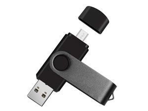USB Flash Drive for Android Phone Memory Stick 2 in1 Micro USB Photo Stick USB 20 Thumb Drive Black USB Flash Drive for Android Phone Memory Stick 2 in1 Micro USB Photo Stick USB 20 Thumb Drive Black