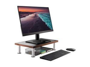 Stand for Computer Laptop Screen Solid Bamboo Riser Supports The Heaviest s Printers or TVs Perfect Shelf Organizer for Office Desk Accessories TV Stands Brown Stand for Computer Laptop Screen Solid Bamboo Riser Supports The Heaviest s Printers or TVs Perfect Shelf Organizer for Office Desk Accessories TV Stands Brown