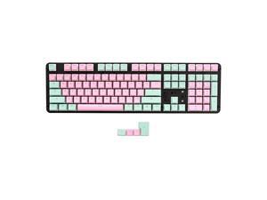 108 Double Shot PBT Pudding Keycaps Keyset for Mechanical Gaming Keyboard MX Switches (Miami Vice) 108 Double Shot PBT Pudding Keycaps Keyset for Mechanical Gaming Keyboard MX Switches (Miami Vice)