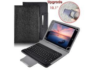 Universal 10 inch Tablet Keyboard Case Wireless Bluetooth Removable Keyboard+ Folio PU Leather Cover + Stand Travel Portable PU Sleeve for iOSAndroidWindows 96105 inch Tablet Black Universal 10 inch Tablet Keyboard Case Wireless Bluetooth Removable Keyboard+ Folio PU Leather Cover + Stand Travel Portable PU Sleeve for iOSAndroidWindows 96105 inch Tablet Black