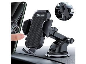 Car Phone Mount Easy Clamp 3.0, [The Most Stable & Durable] Universal [Military-Grade] Hands-Free Cell Phone Holder for Car Dashboard Air Vent Windshield Compatible with All Phones and Cars