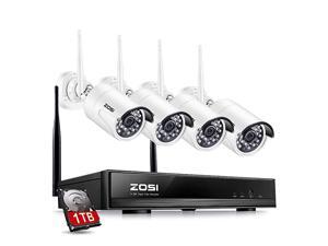 1080P Wireless Home Security Camera System FULL 1080P HD NVR With 1TB Hard Drive and 4pcs 20MP 1080P HD WiFi Indoor Outdoor Weatherproof Surveillance IP Cameras Night Vision Motion Detection 1080P Wireless Home Security Camera System FULL 1080P HD NVR With 1TB Hard Drive and 4pcs 20MP 1080P HD WiFi Indoor Outdoor Weatherproof Surveillance IP Cameras Night Vision Motion Detection