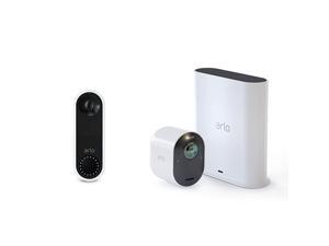 VMK5140100NAS Ultra 4K UHD WireFree Security Camera Color Night Vision Spotlight 2Way Audio IndoorOutdoor | with Video Doorbell VMK5140100NAS Ultra 4K UHD WireFree Security Camera Color Night Vision Spotlight 2Way Audio IndoorOutdoor | with Video Doorbell