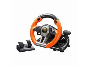 PC Racing Wheel V3II 180 Degree Universal Usb Car Sim Race Steering Wheel with Pedals for PS3 PS4 Xbox OneXbox Series XSNintendo Switch Orange PC Racing Wheel V3II 180 Degree Universal Usb Car Sim Race Steering Wheel with Pedals for PS3 PS4 Xbox OneXbox Series XSNintendo Switch Orange