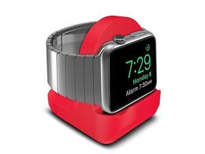 Compact Stand Compatible with Apple Watch SE &Series6/Series 5 /Series 4/Series 3/Series 2 / Series 1 - Nightstand Mode Compatible - (44mm/40mm/38mm/42mm Compatible) (Red) Compact Stand Compatible with Apple Watch SE &Series6/Series 5 /Series 4/Series 3/Series 2 / Series 1 - Nightstand Mode Compatible - (44mm/40mm/38mm/42mm Compatible) (Red)