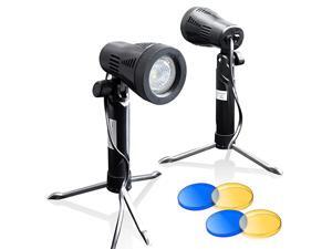 Photography Continuous LED Portable Light Lamp with Table Top Studio with Color Filters for Photography Photo Studio 2 sets AGG1501 Photography Continuous LED Portable Light Lamp with Table Top Studio with Color Filters for Photography Photo Studio 2 sets AGG1501