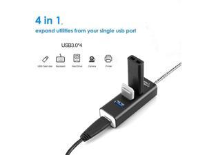 4Port USB 30 Hub with 49 Feet Extension Long Cable 5Gbps Data Rate for MacBook Pro iMac PC Laptop USB Flash Drives Surface Pro XPS Aluminum Black 15M 4Port USB 30 Hub with 49 Feet Extension Long Cable 5Gbps Data Rate for MacBook Pro iMac PC Laptop USB Flash Drives Surface Pro XPS Aluminum Black 15M