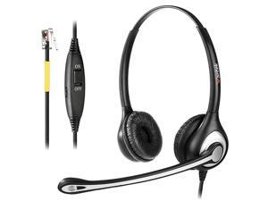 Corded Telephone Headset Dual with Noise Canceling Mic Work For Yealink T32G T38G T42G T46G T48G T21P T22P T28P T41P Avaya 1608 9608 9611G Grandstream Cisco Snom Panasonic KXT IP PhonesF602Y1 Corded Telephone Headset Dual with Noise Canceling Mic Work For Yealink T32G T38G T42G T46G T48G T21P T22P T28P T41P Avaya 1608 9608 9611G Grandstream Cisco Snom Panasonic KXT IP PhonesF602Y1