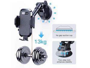 2020 Upgrade Universal Car Phone Mount Cell Phone Holder for Dashboard Windshield Air Vent Long Arm Compatible with iPhone SE 11 Pro Max XR XS X Samsung Galaxy S20 S10+ S10 S9 Note 10 2020 Upgrade Universal Car Phone Mount Cell Phone Holder for Dashboard Windshield Air Vent Long Arm Compatible with iPhone SE 11 Pro Max XR XS X Samsung Galaxy S20 S10+ S10 S9 Note 10