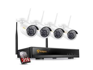 8 Channel H265+ Wireless Security Camera System 1080p with Hard Drive 2TB 8CH 1080p NVR with 4pcs 2MP HD Weatherproof Surveillance IP Camera with 65ft Night Vision 247 Recording 8 Channel H265+ Wireless Security Camera System 1080p with Hard Drive 2TB 8CH 1080p NVR with 4pcs 2MP HD Weatherproof Surveillance IP Camera with 65ft Night Vision 247 Recording