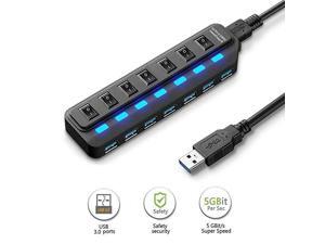 HUB - 3.0 Ports with Individual Power Switch, Data Splitter & Power Hub (7 Ports) HUB - 3.0 Ports with Individual Power Switch, Data Splitter & Power Hub (7 Ports)