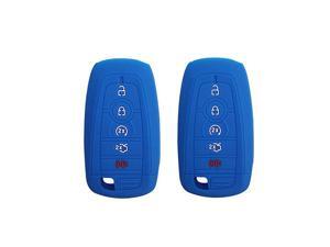 Autotech Remote Key Rubber Entry Shell Silicone Keyless Case Fob and Key Skin Cover Holder 5 Buttons Fit For 2017 2018 Ford Fusion F250 F350 F450 F550 2018 Edge Explorer AccessoriesBlue Autotech Remote Key Rubber Entry Shell Silicone Keyless Case Fob and Key Skin Cover Holder 5 Buttons Fit For 2017 2018 Ford Fusion F250 F350 F450 F550 2018 Edge Explorer AccessoriesBlue