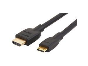 HighSpeed MiniHDMI to HDMI TV Adapter Cable Supports Ethernet 3D and Audio Return 10 Feet
