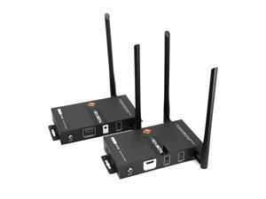 HDbitT Series 1X2 Wireless HDMI Extender DUAL Antenna Supporting Ultra HD 4K 30HZ HDCP 1.4 with IR Signal Transmission up to 660 Ft (Receiver+Transmitter) HDbitT Series 1X2 Wireless HDMI Extender DUAL Antenna Supporting Ultra HD 4K 30HZ HDCP 1.4 with IR Signal Transmission up to 660 Ft (Receiver+Transmitter)
