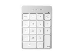 Slim Aluminum Bluetooth Wireless 18Key Keypad Keyboard Extension Compatible with 2017 iMac iMac Pro MacBook Pro MacBook iPad iPhone Dell Lenovo and More Silver Slim Aluminum Bluetooth Wireless 18Key Keypad Keyboard Extension Compatible with 2017 iMac iMac Pro MacBook Pro MacBook iPad iPhone Dell Lenovo and More Silver