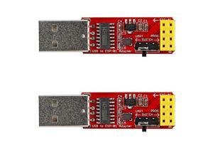 ESP01S Programmer USB to ESP01 Adapter ESP8266 Wireless WiFi Module WiFi CH340G UART PORG 4555V 115200 Baud Rate