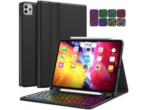 Case for iPad Pro 11 2020 2nd Generation iPad Pro 11 Case with 20187 Backlight Detachable with Pencil Holder Flip Stand Cover iPad Pro 11 inch for TabletBacklit