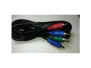 6Ft 3 RCA Component Video Cable FOR HDTV DVD VCR