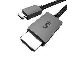USB C to HDMI Cable 10ft,  HDMI to USB C Cable[Thunderbolt 3 Compatible] for Home Office, 4K, Compatible for MacBook Pro, iPad Pro, iPad Air 4, XPS, Pixelbook, Surface Book 2, Galaxy S20 and More