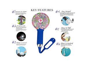 Handheld Mini Fan Portable - USB Rechargeable Battery Operated for Stroller Bike Beach Travel Desk Office Makeup Turbo Cool Indoor Outdoor Air Handheld Mini Fan Portable - USB Rechargeable Battery Operated for Stroller Bike Beach Travel Desk Office Makeup Turbo Cool Indoor Outdoor Air