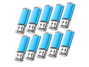 Bulk 10 Pack 1GB Swivel USB Flash Drive USB 2.0 Memory Stick Black LHN® 